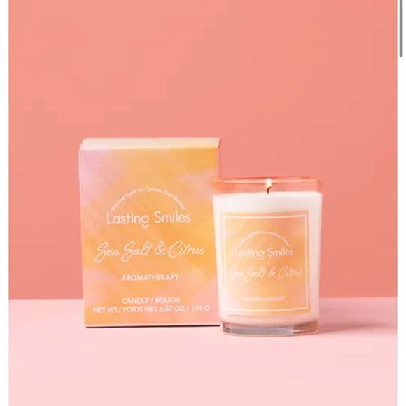 Lasting Smiles Other - Sea Salt & Citrus - Aromatherapy Candle
